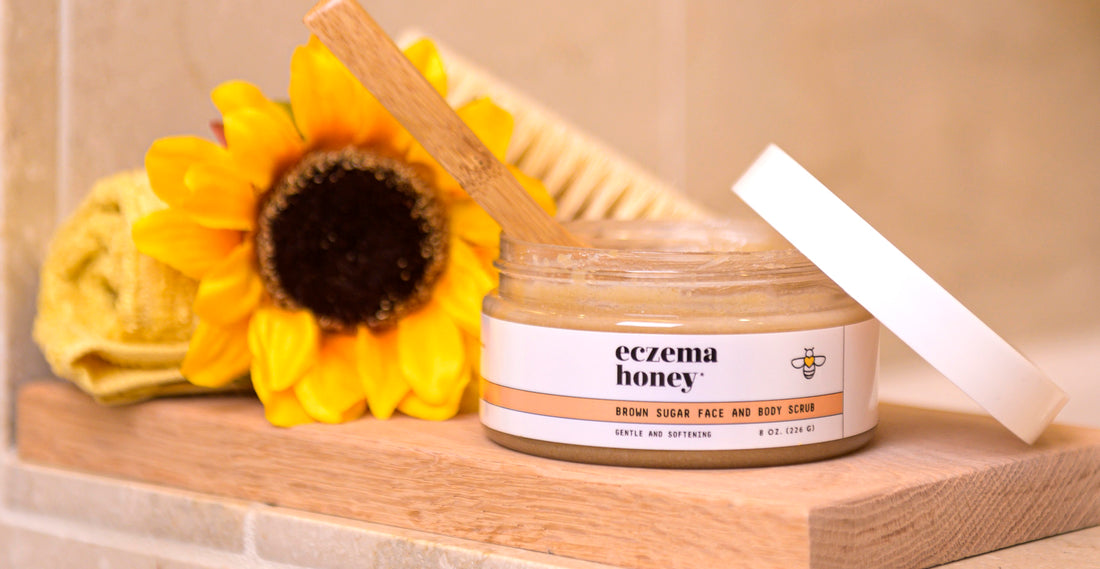 Introducing the Eczema Honey Brown Sugar Face & Body Scrub