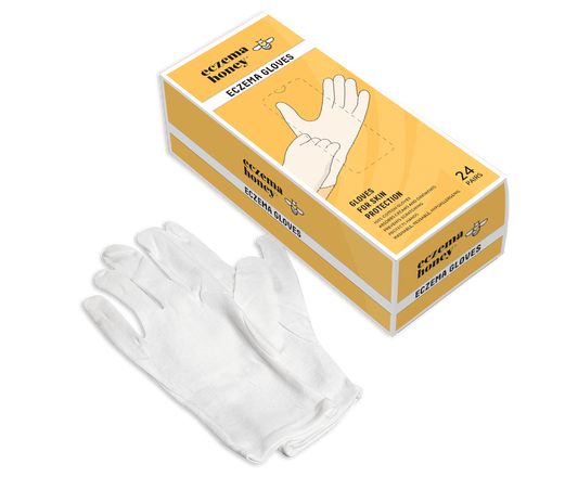 Eczema Honey Premium Cotton Gloves (24 Pairs)