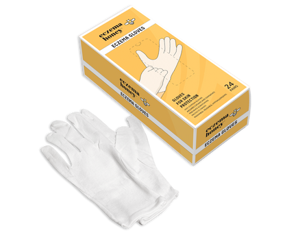 Eczema Honey Premium Cotton Gloves (24 Pairs)