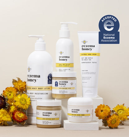 Eczema Honey products with the National Eczema Association Seal of Acceptance
