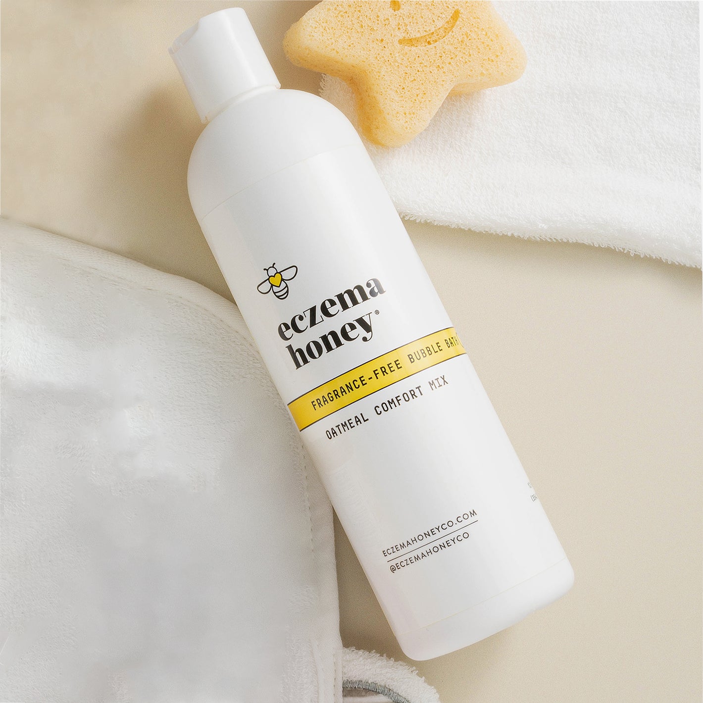 Eczema Honey FragranceFree Oatmeal Comfort Bubble Bath Eczema Honey Co