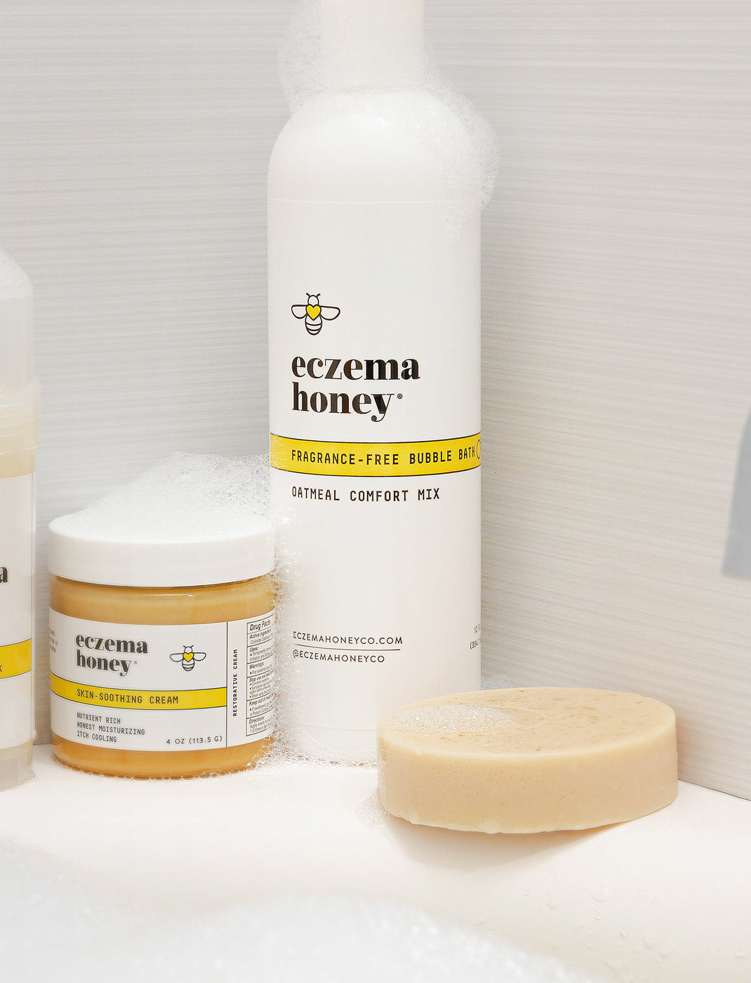Eczema Honey FragranceFree Oatmeal Comfort Bubble Bath Eczema Honey Co