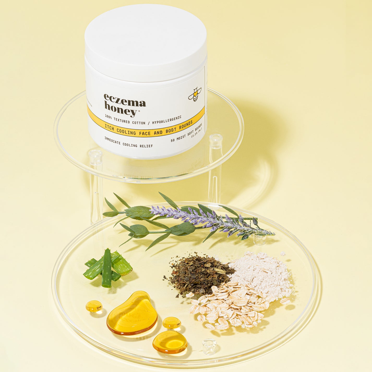 Eczema Honey Itch Cooling Face and Body Rounds Eczema Honey Co