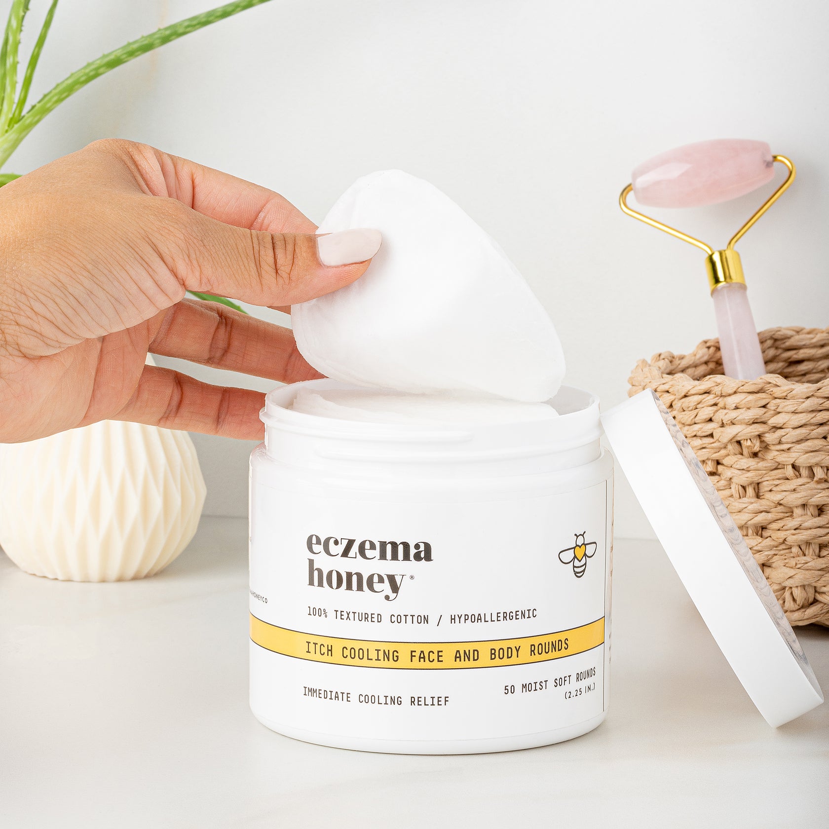 Eczema Honey Itch Cooling Face and Body Rounds Eczema Honey Co