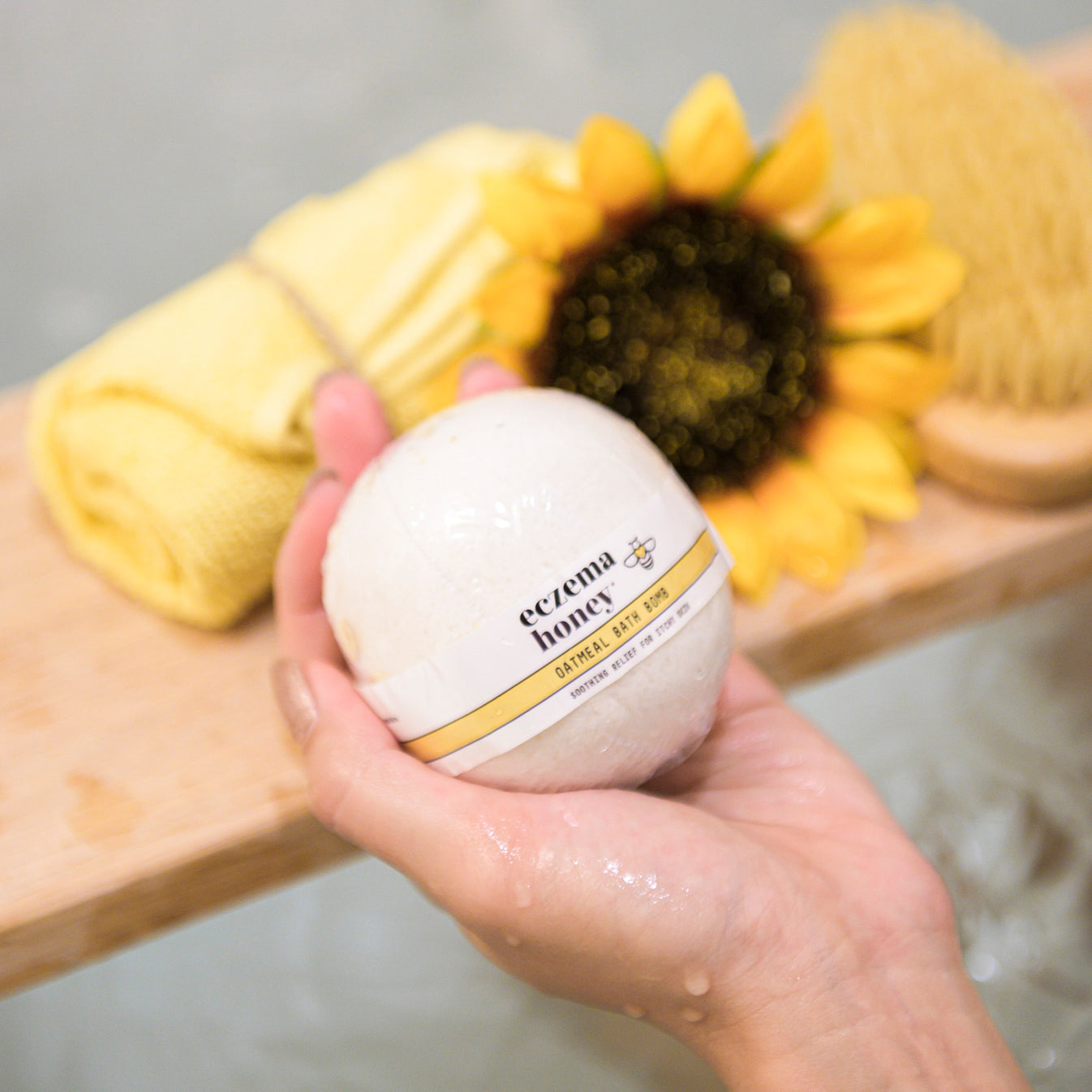 Eczema Honey Oatmeal Bath Bomb Eczema Honey Co