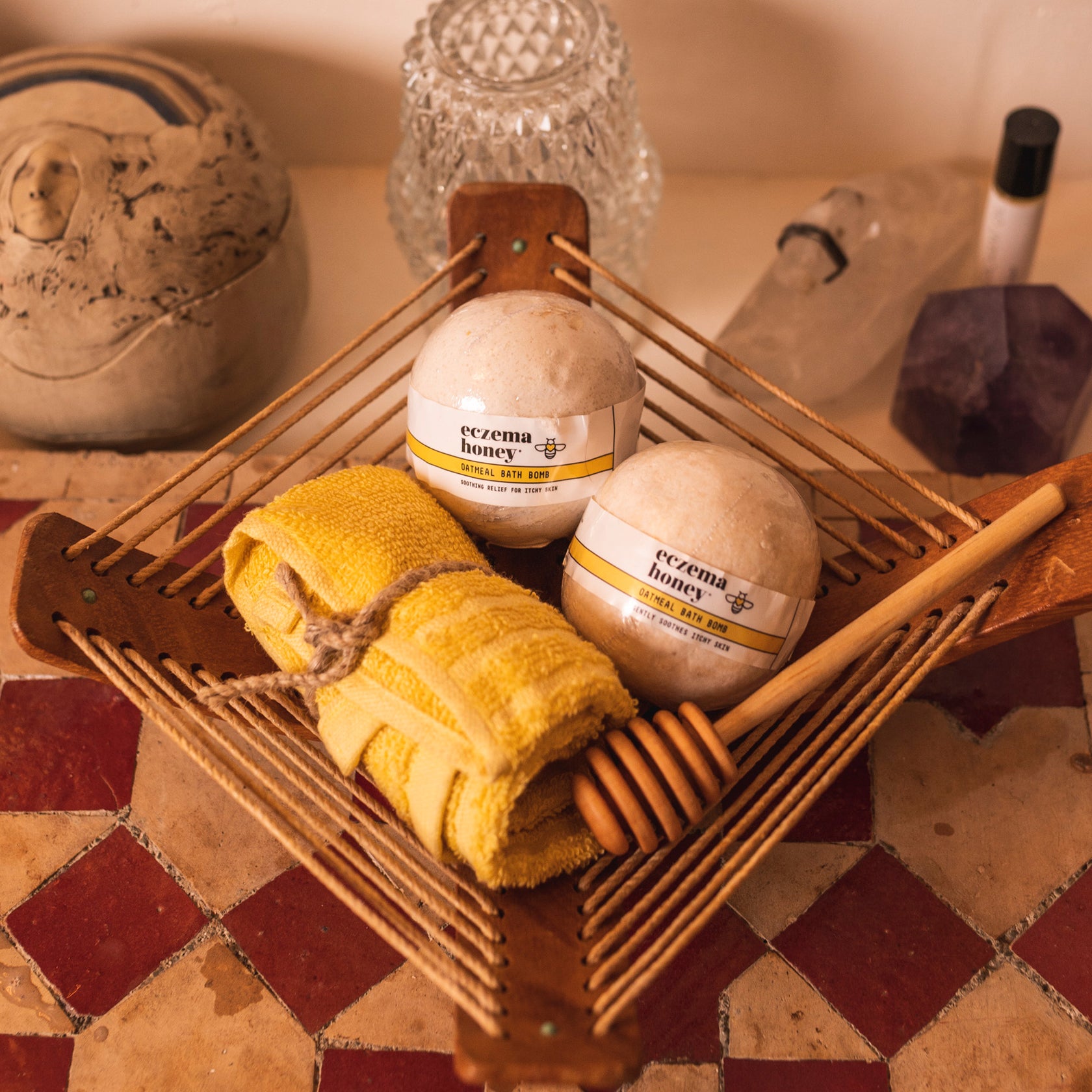 Eczema Honey Oatmeal Bath Bomb Eczema Honey Co