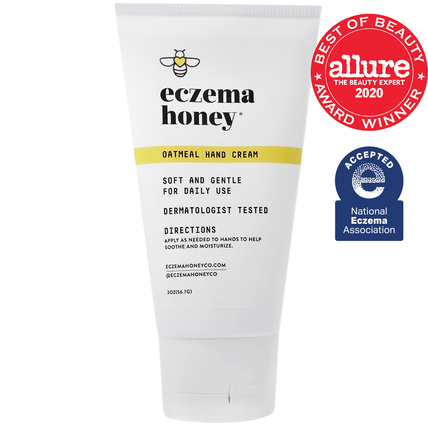 Eczema Honey Oatmeal Hand Cream 2 oz