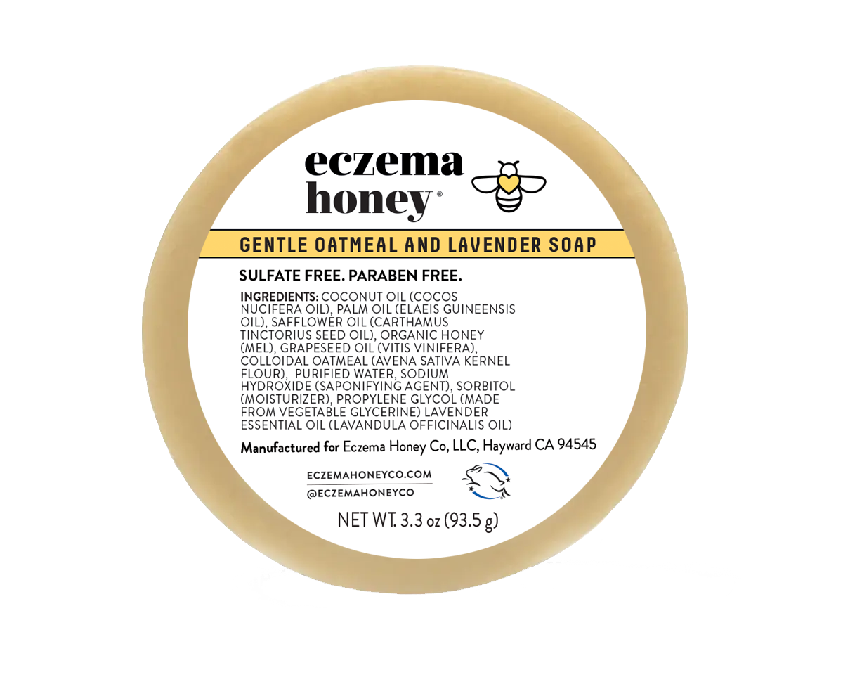 Eczema Honey Gentle Oatmeal and Lavender Soap