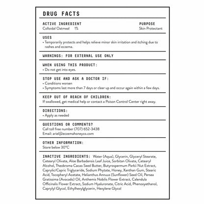 Eczema Honey Oatmeal Body Lotion