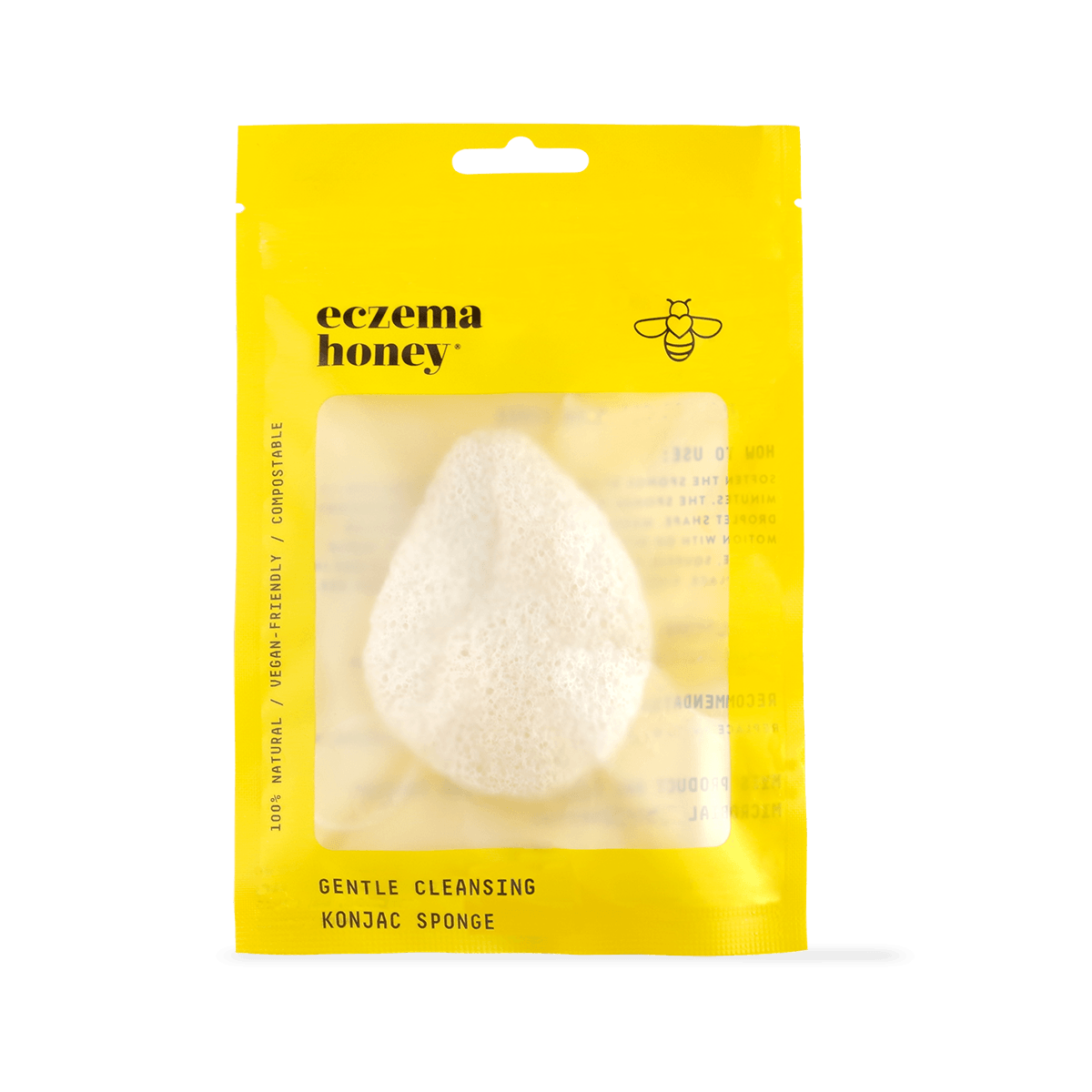 Eczema Honey Gentle Cleansing Konjac Sponge
